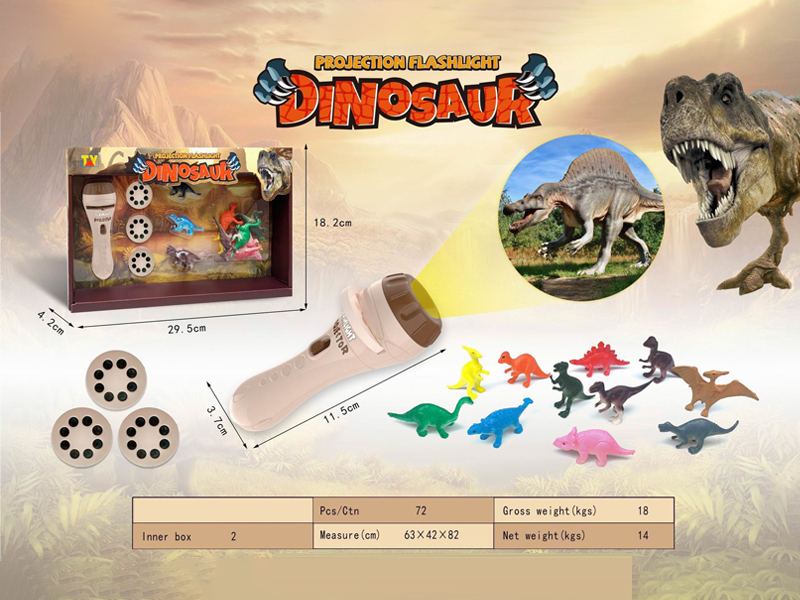 Projection Dinosaur Flashlight