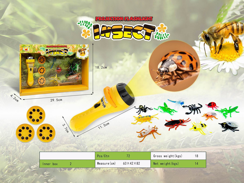 Projection Insect Flashlight