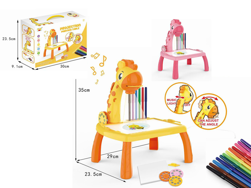 Writing Desk With Music Projection (Giraffe)