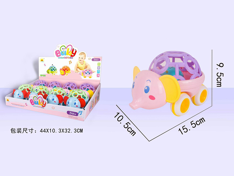 8PCS Soft Rubber Elephant Ringer