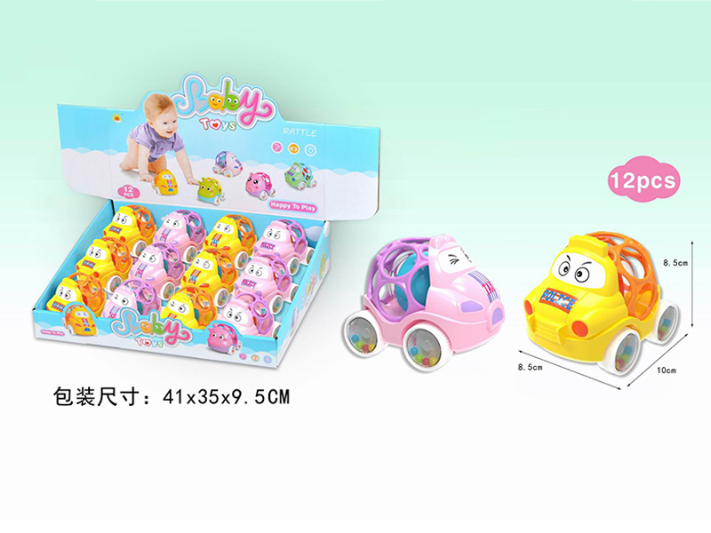 12PCS Soft Rubber Police Car/Taxi Ringer