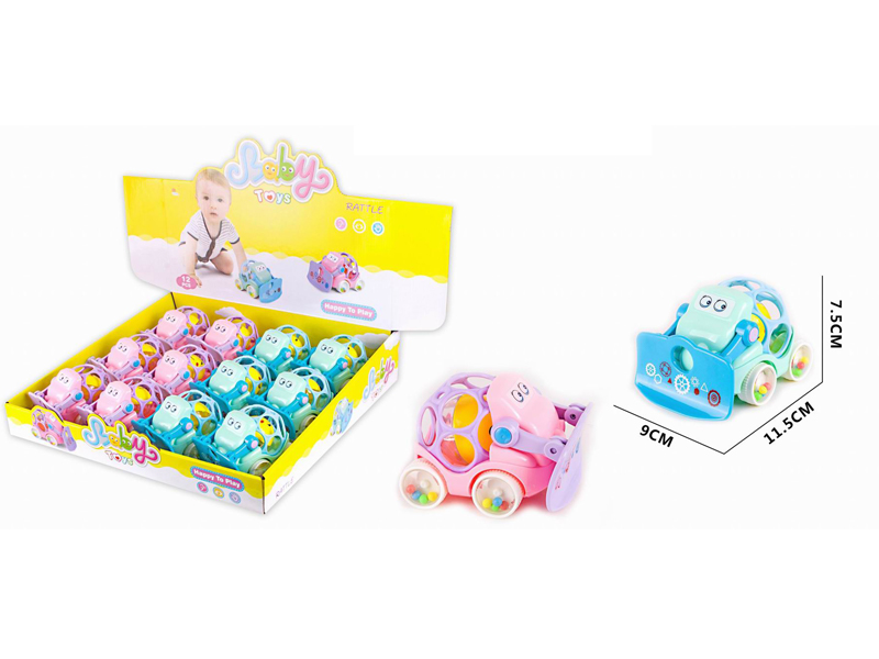 12PCS Soft Rubber Bulldozer Ringer