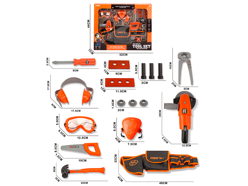 Waist Tool Bag Simulation Tools Set