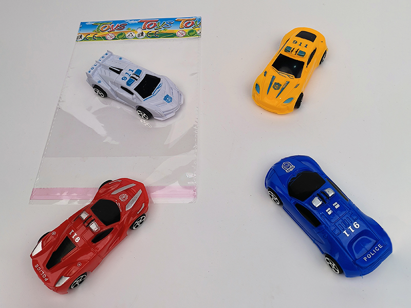 Pull Back Police Car 1pcs