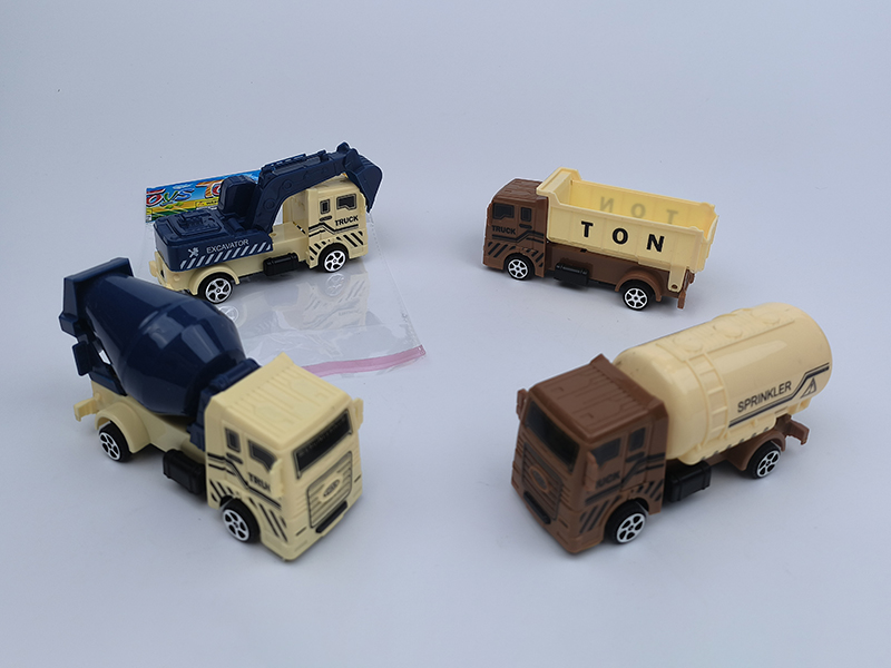 Pull Back Engineering Truck 1pcs