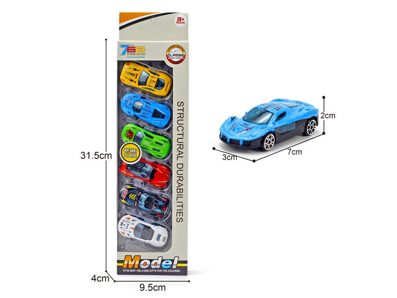 Slide Alloy Race Car