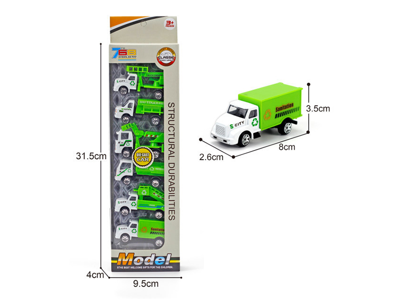 Slide Alloy Rubbish Car