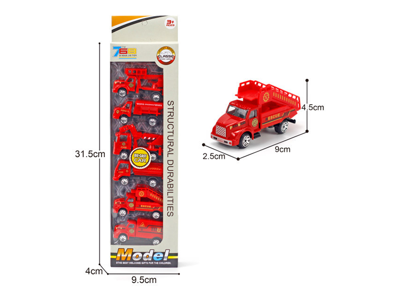 Slide Alloy Fire Engine