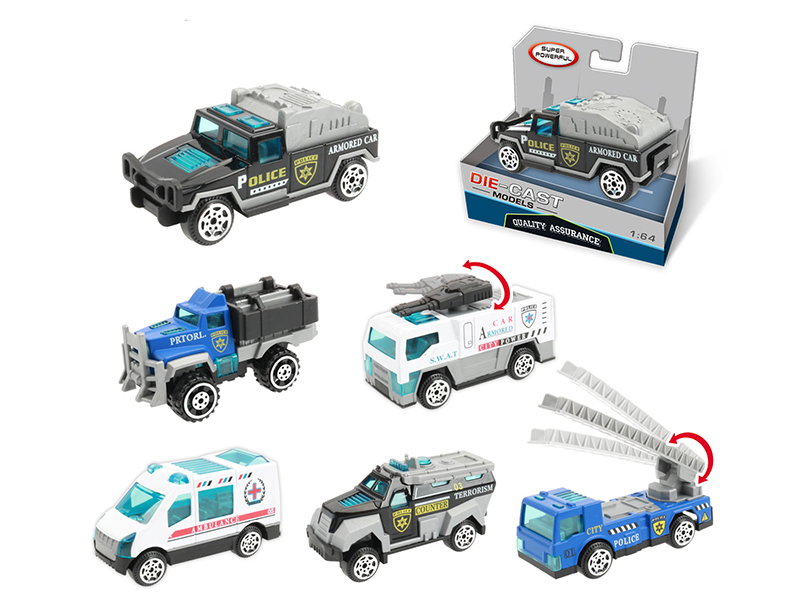 Slide Alloy Car 1pcs