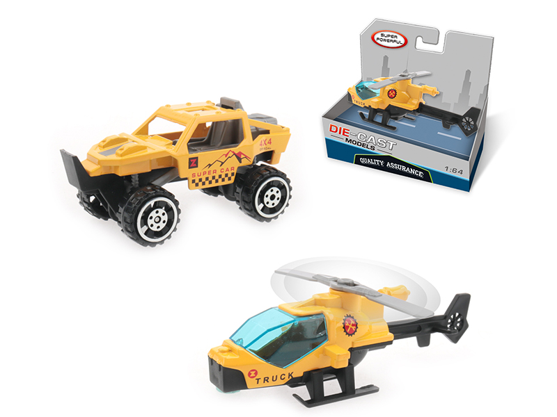 Slide Alloy Car/Helicopter
