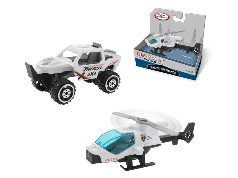 Slide Alloy Car/Helicopter