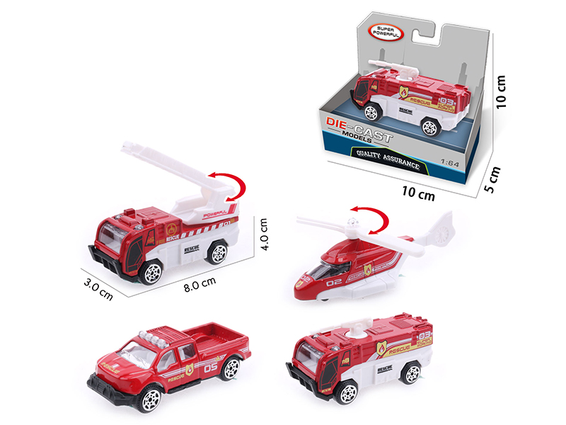 Slide Alloy Car/Helicopter