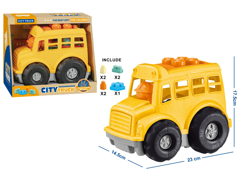 Building Block Engineering Vehicle Toy