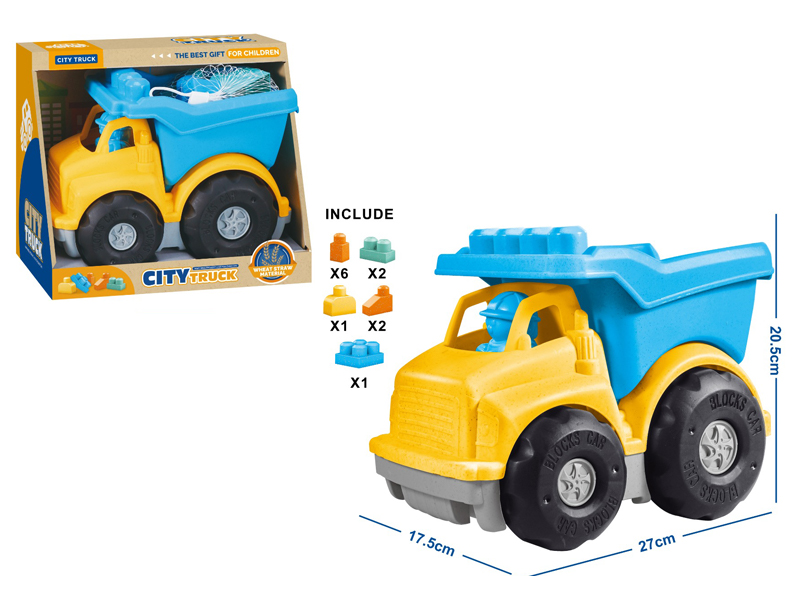 12PCS Building Block Vehicle