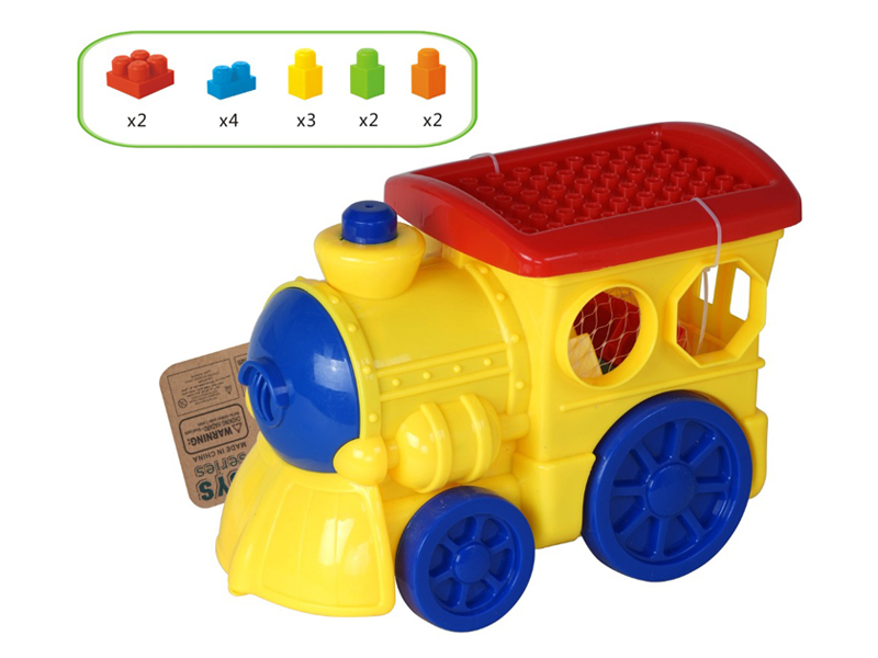 13PCS Building Block Train Toy