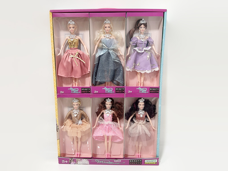 11 Inch Fashion Doll 6pcs