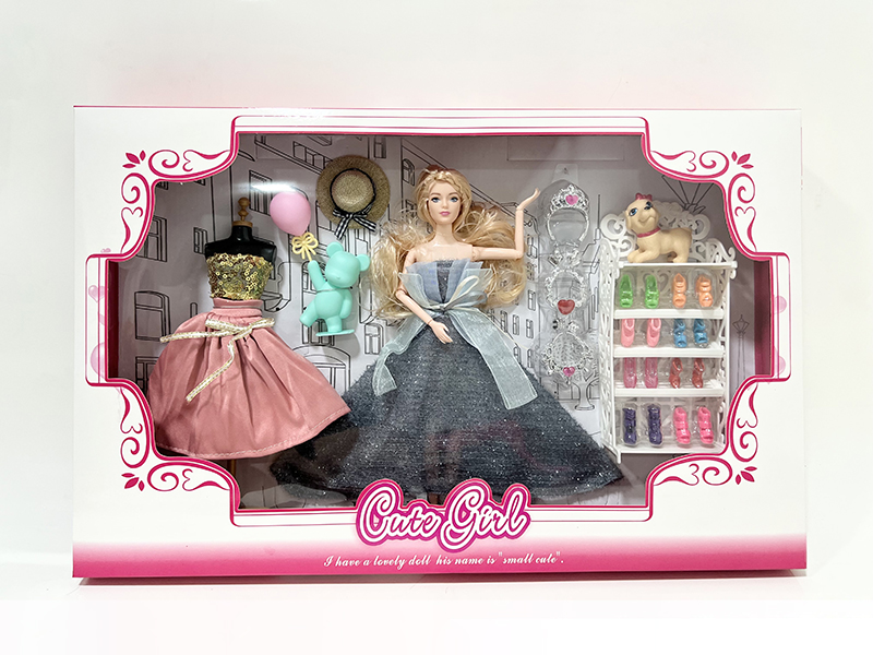 11 Inch 11-Joint Fashion Doll Set