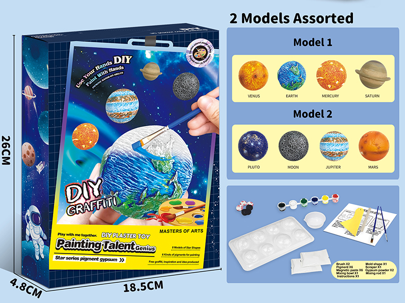 Planet Series DIY Plaster Painting