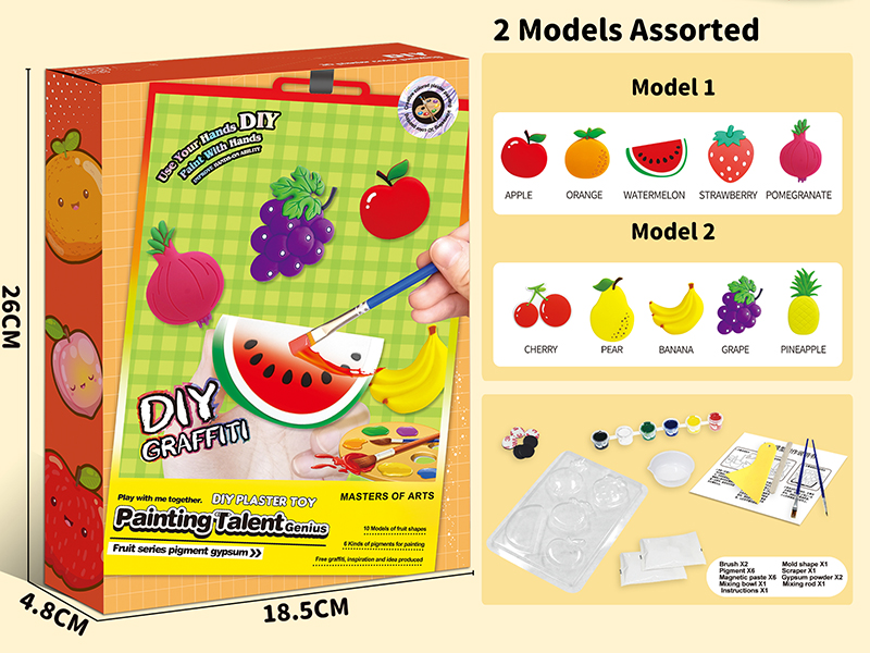 Fruits Series DIY Plaster Painting