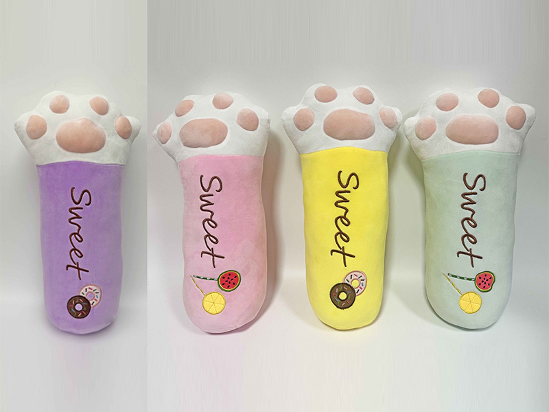 48CM Cartoon Cat Claw Plush Throw Pillow