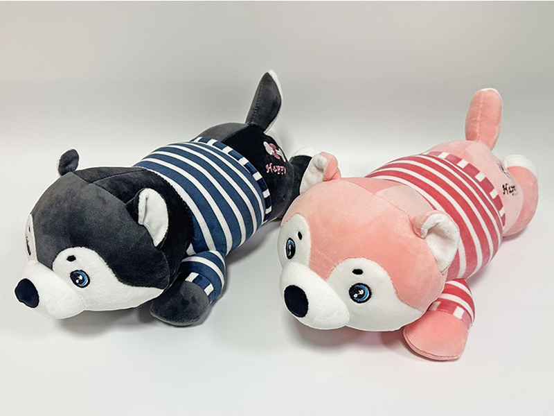 15 Inch Dressed Dog Plush Doll