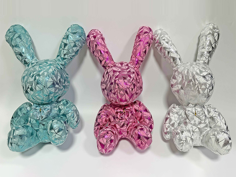 40CM Colorful Bowtie Rabbit Plush Doll