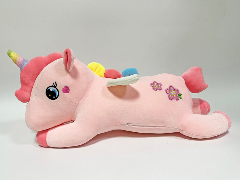 60CM Crouching Unicorn Plush Doll