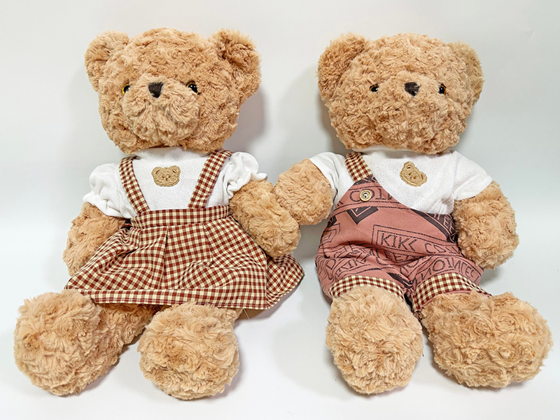 60CM Dressed Couple Plush Teddy Bear