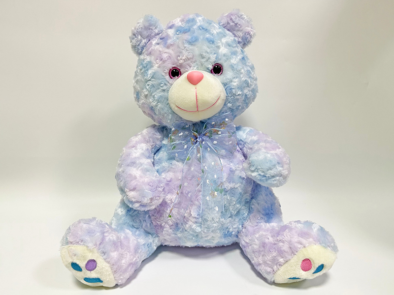 60CM Camo Purple Plush Teddy Bear
