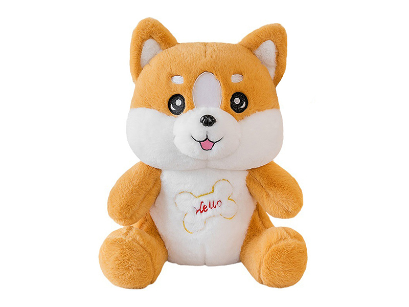 45CM Fat Husky Plush Doll(Yellow)