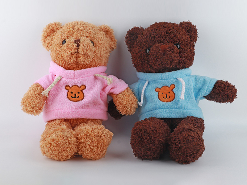 42CM Brown Sweater Teddy Bear Doll