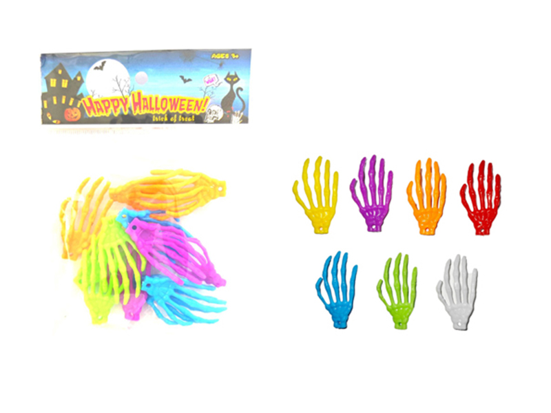 Halloween Toy Hands Skeleton 12pcs
