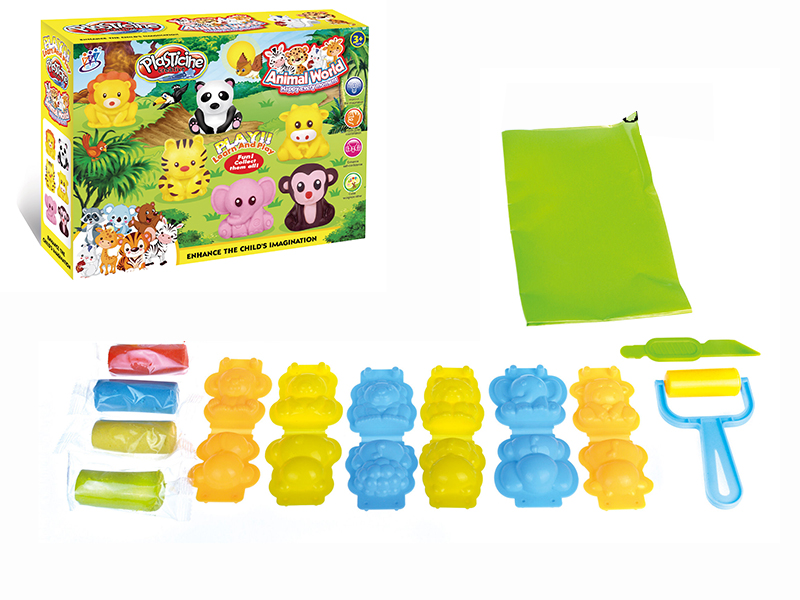 Animal World Play Dough Set