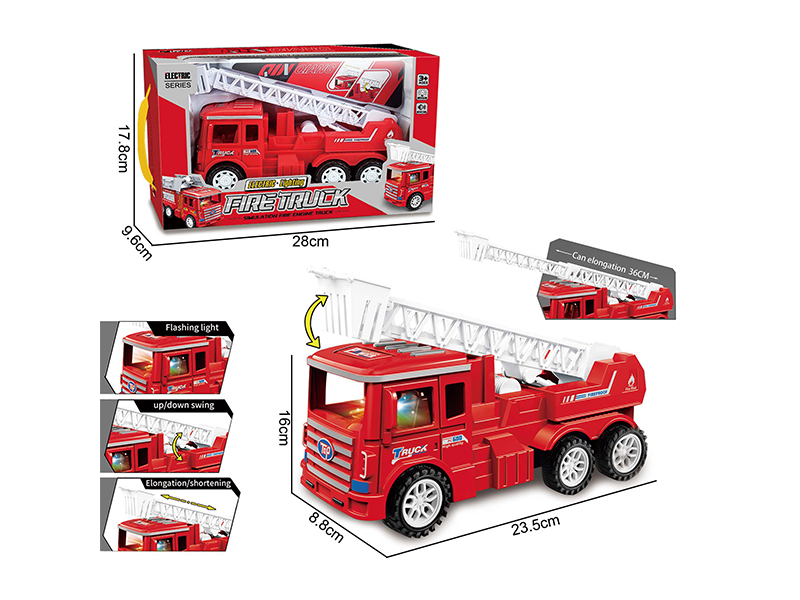 B/O Fire Engine With Light