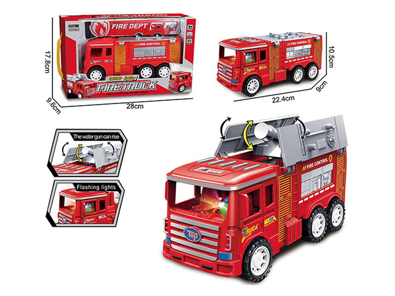 B/O Fire Engine With Light