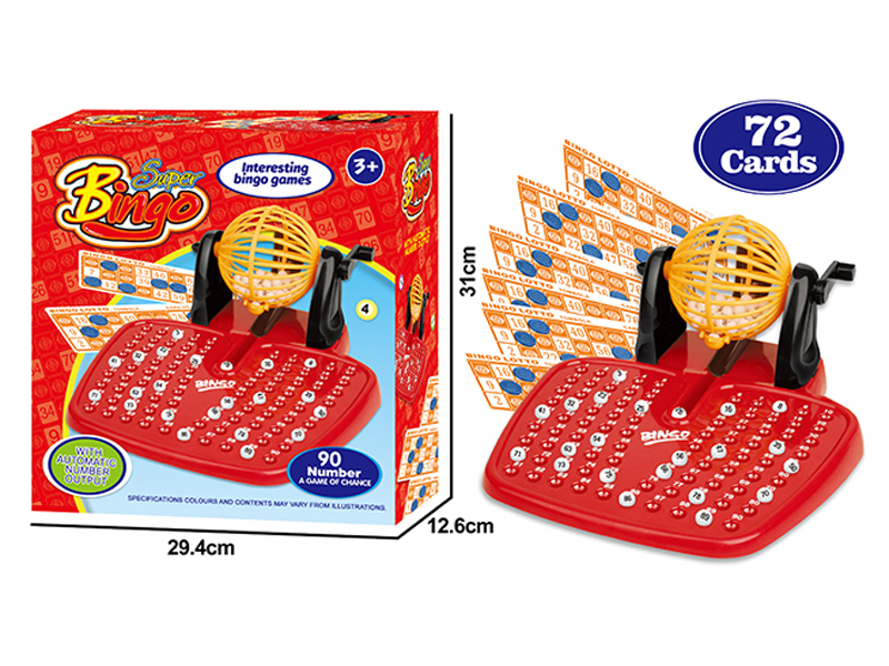 90 Bingo Game Set(72 Cards)