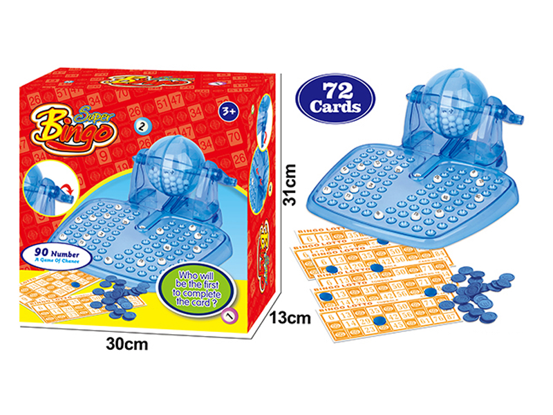 90 Bingo Game Set(72 Cards)