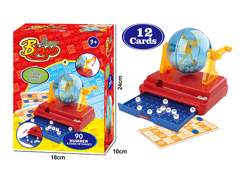 90 Bingo Game Set(12 Cards)