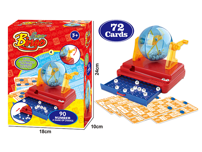 90 Bingo Game Set(72 Cards)