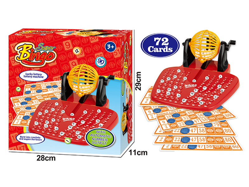 90 Bingo Game Set(72 Cards)