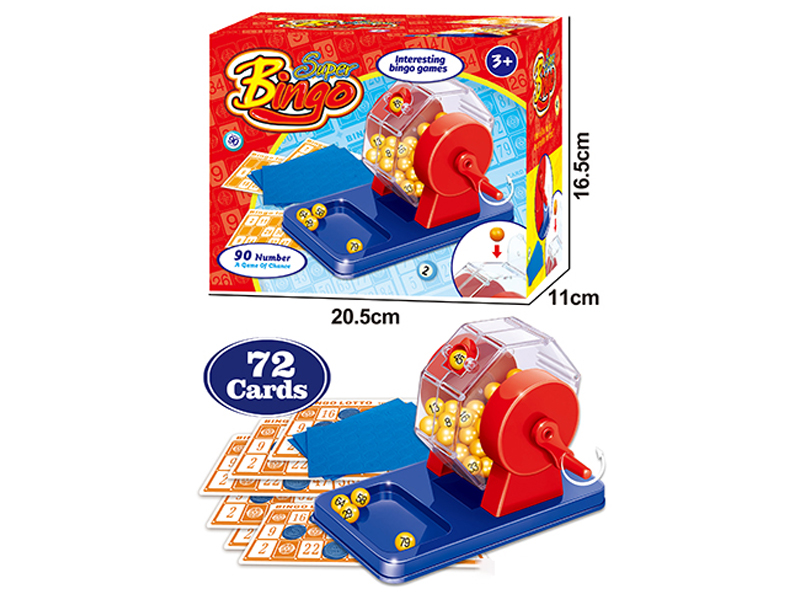 90 Bingo Game Set(72 Cards)