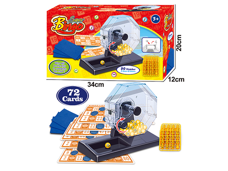 90 Bingo Game Set(72 Cards)