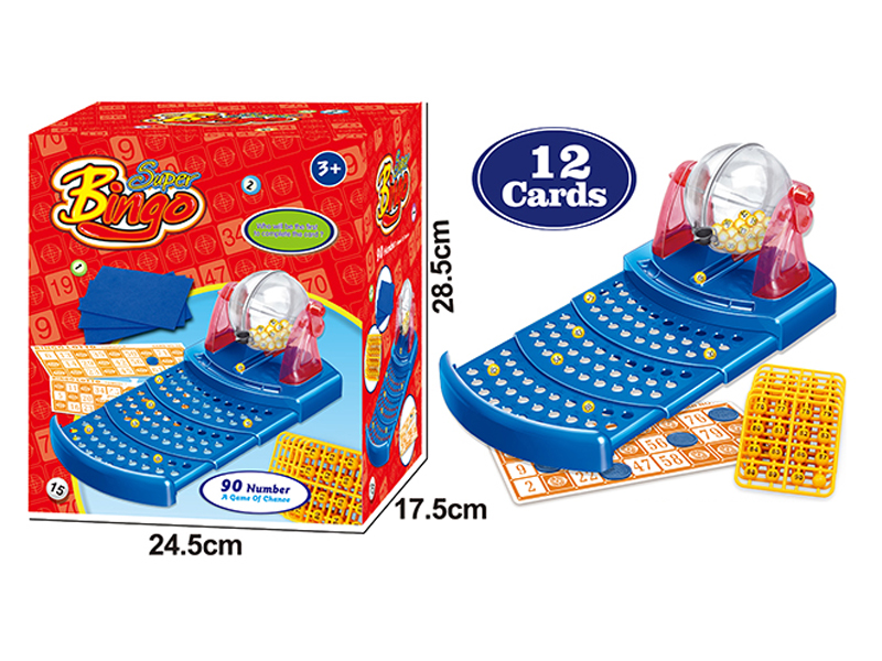 90 Bingo Game Set(12 Cards)