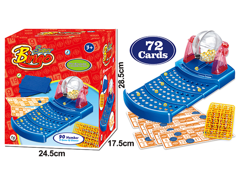 90 Bingo Game Set(72 Cards)