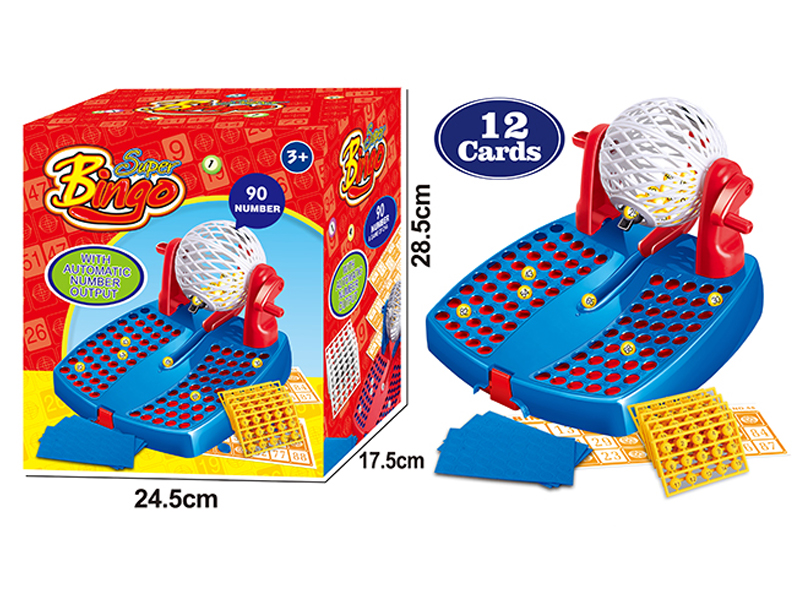 90 Bingo Game Set(12 Cards)