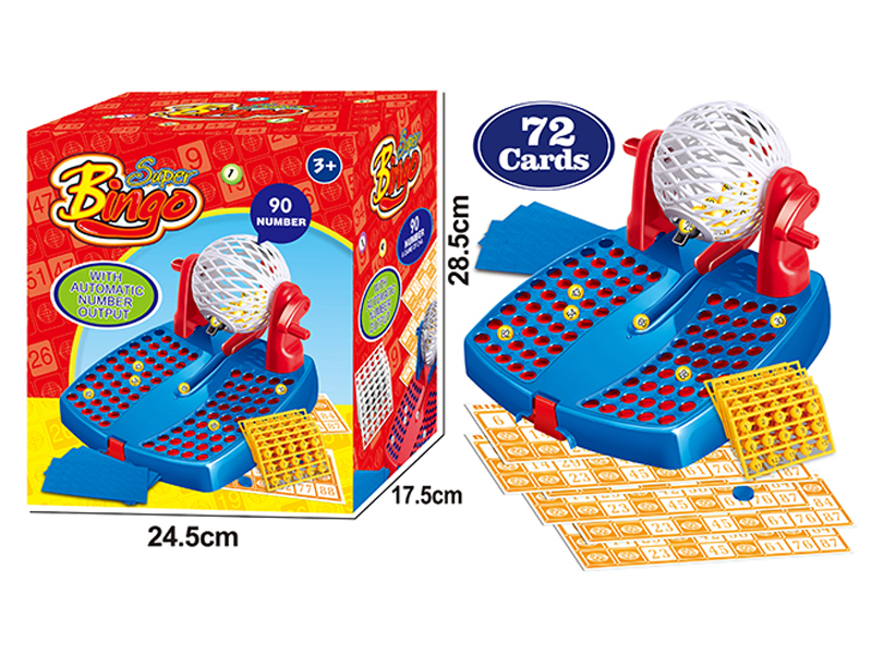 90 Bingo Game Set(72 Cards)