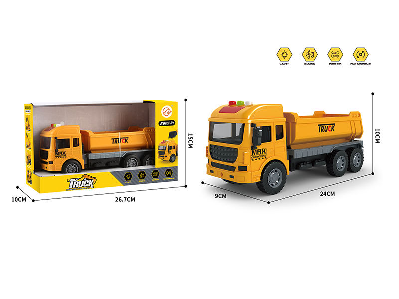 Friction Dump Truck With Sound And Light