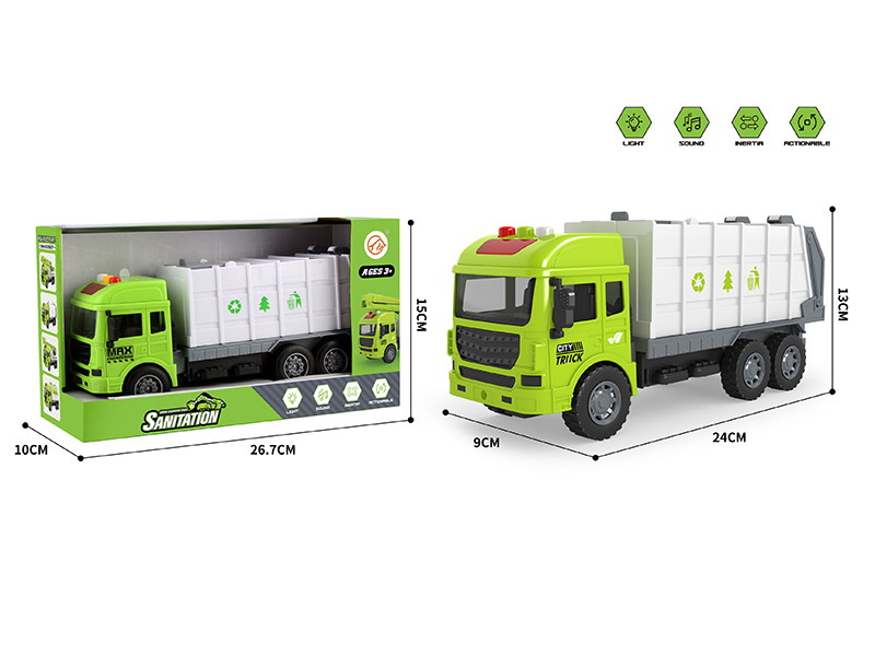 Friction Sanitation Truck With Sound And Light