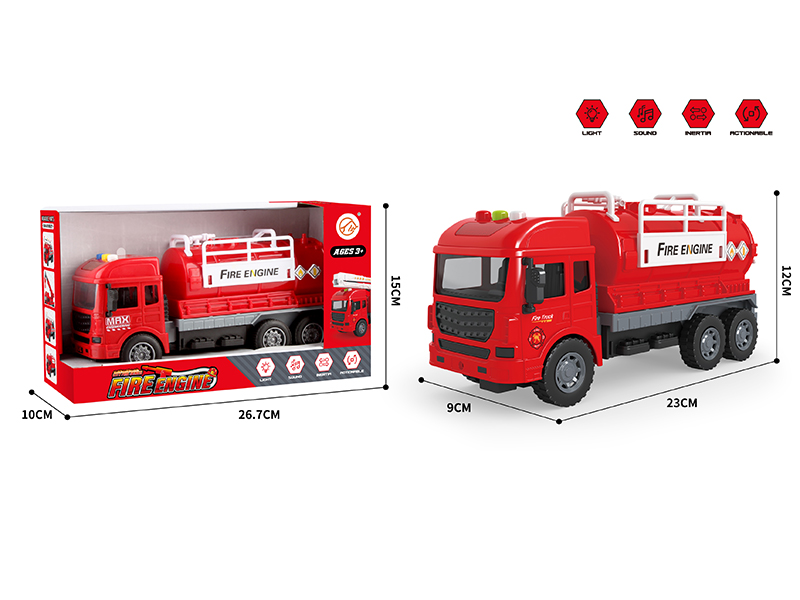 Friction Fire Control Oil Tank Truck With Sound And Light