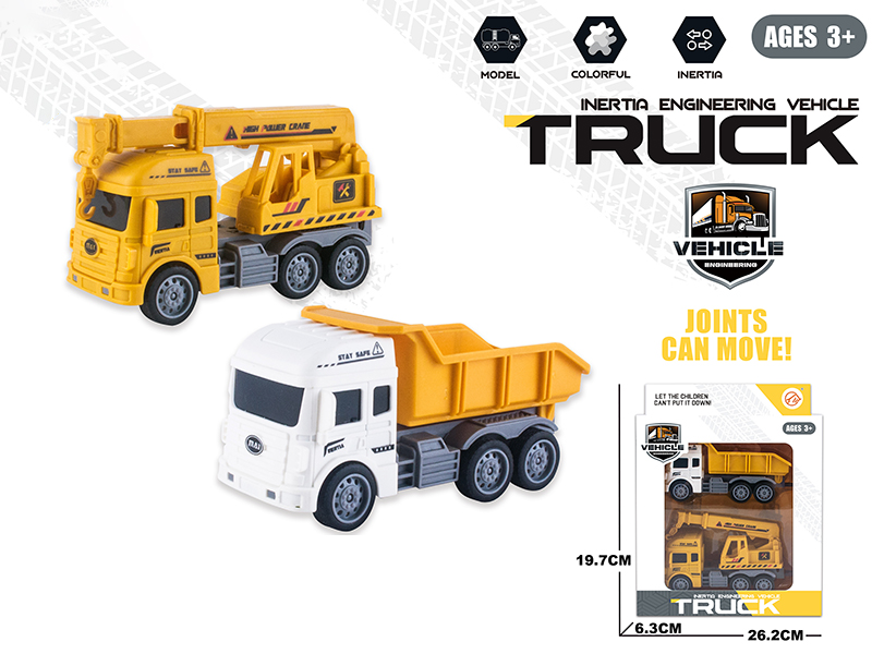 Friction Engineering Truck Crane + Dumper